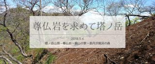 尊仏岩を探しに塔ノ岳山頂までバリエーションルートで登る(後編)