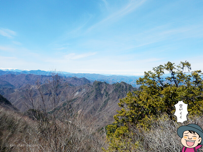 両神山山頂からの眺め1