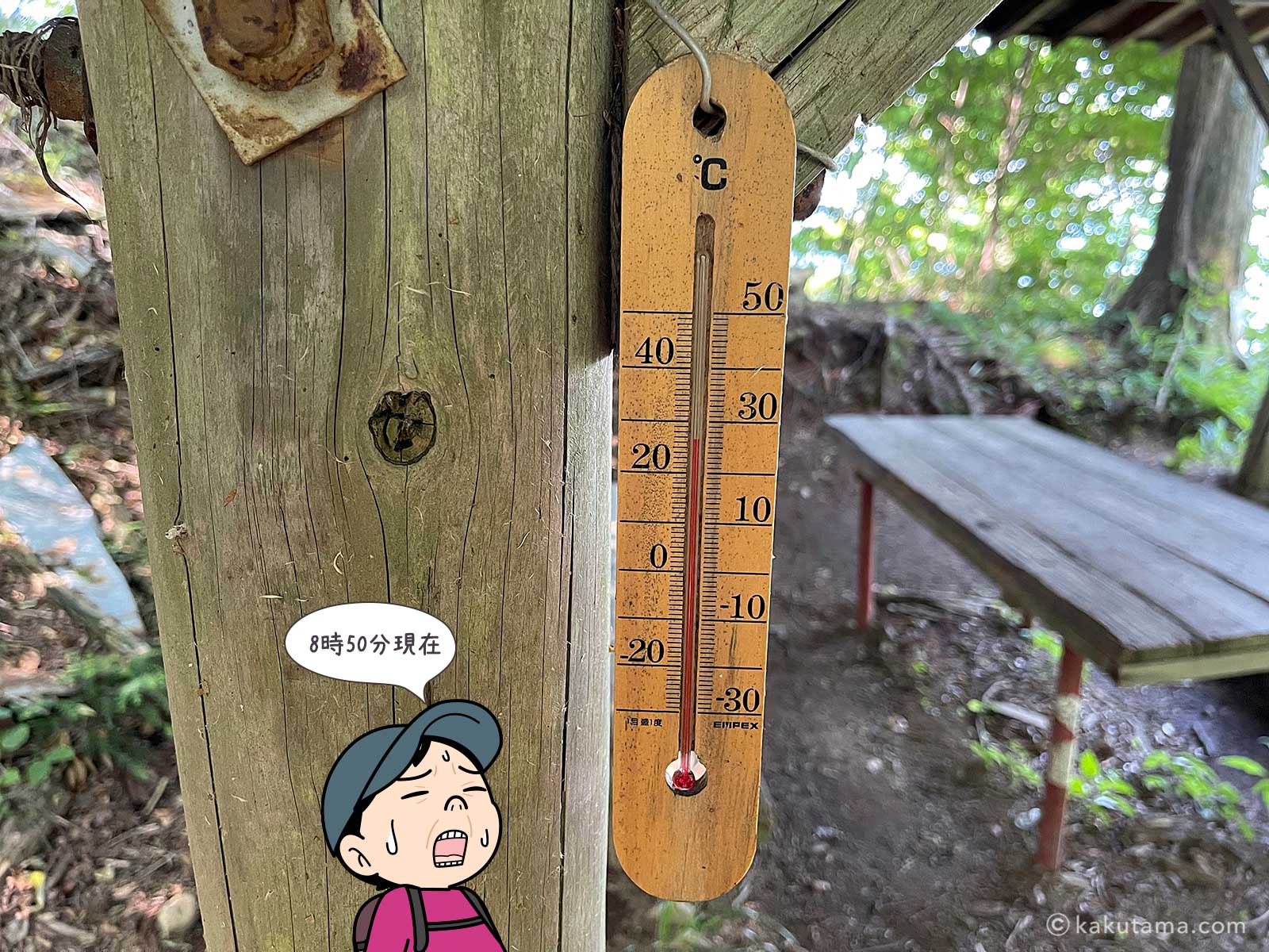 温度計の温度
