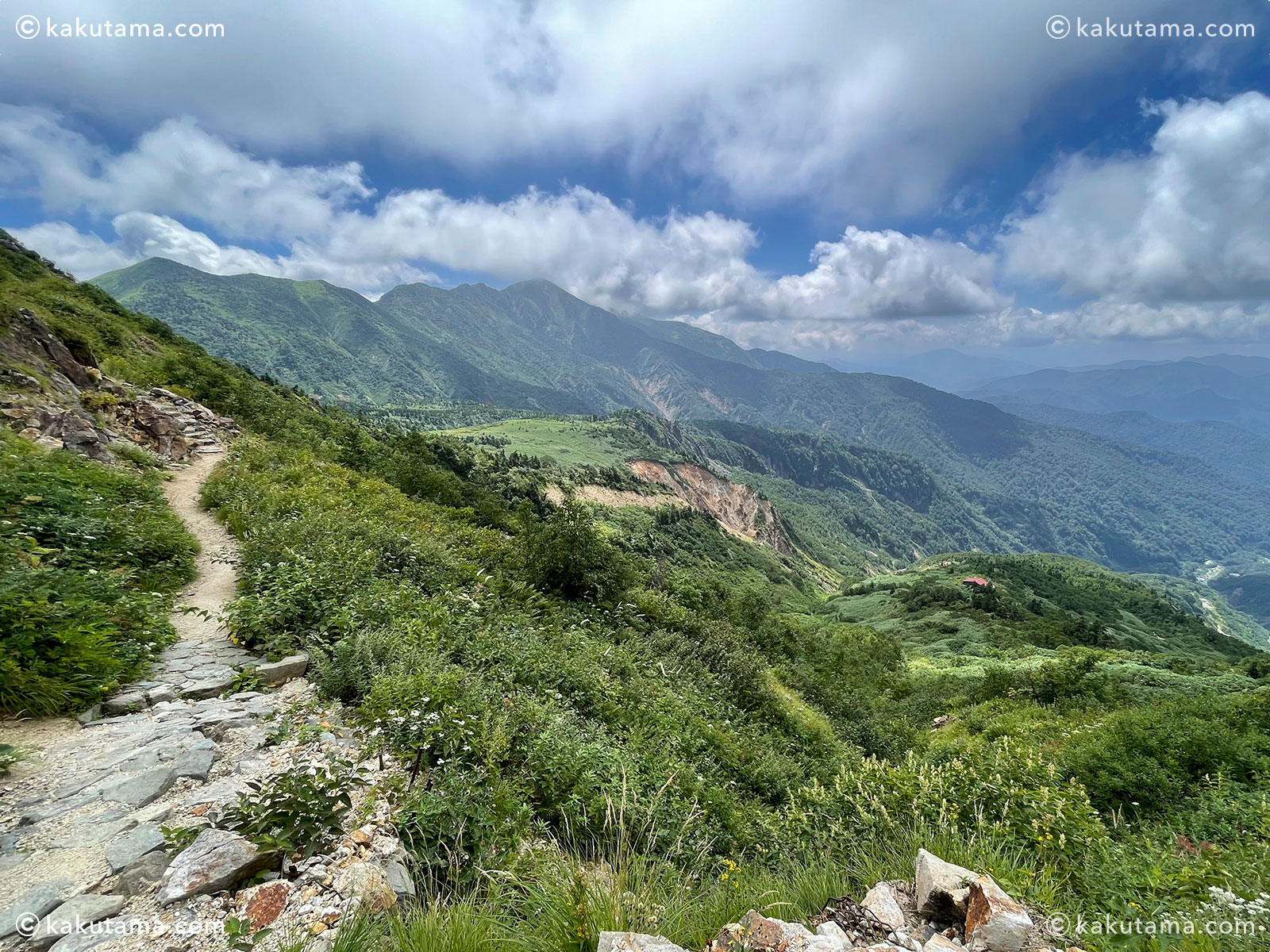 石川県白山の南竜道登山道の写真