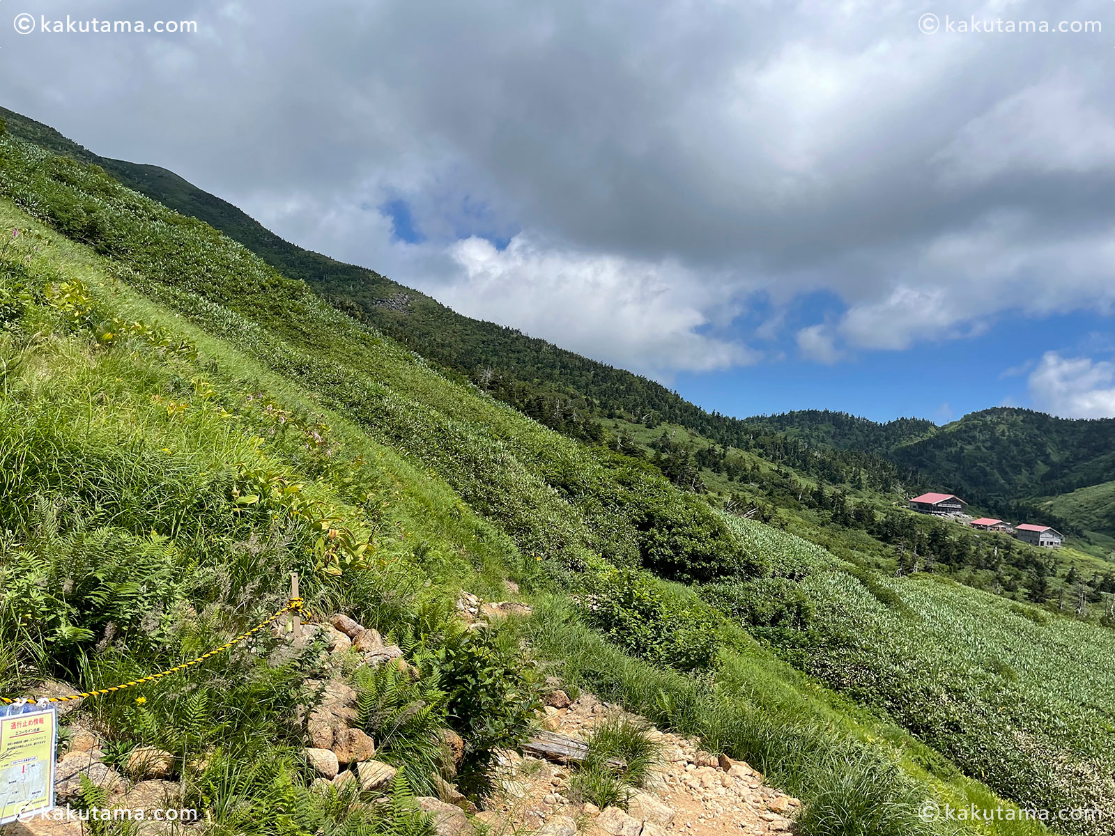 石川県白山の南竜道登山道の写真
