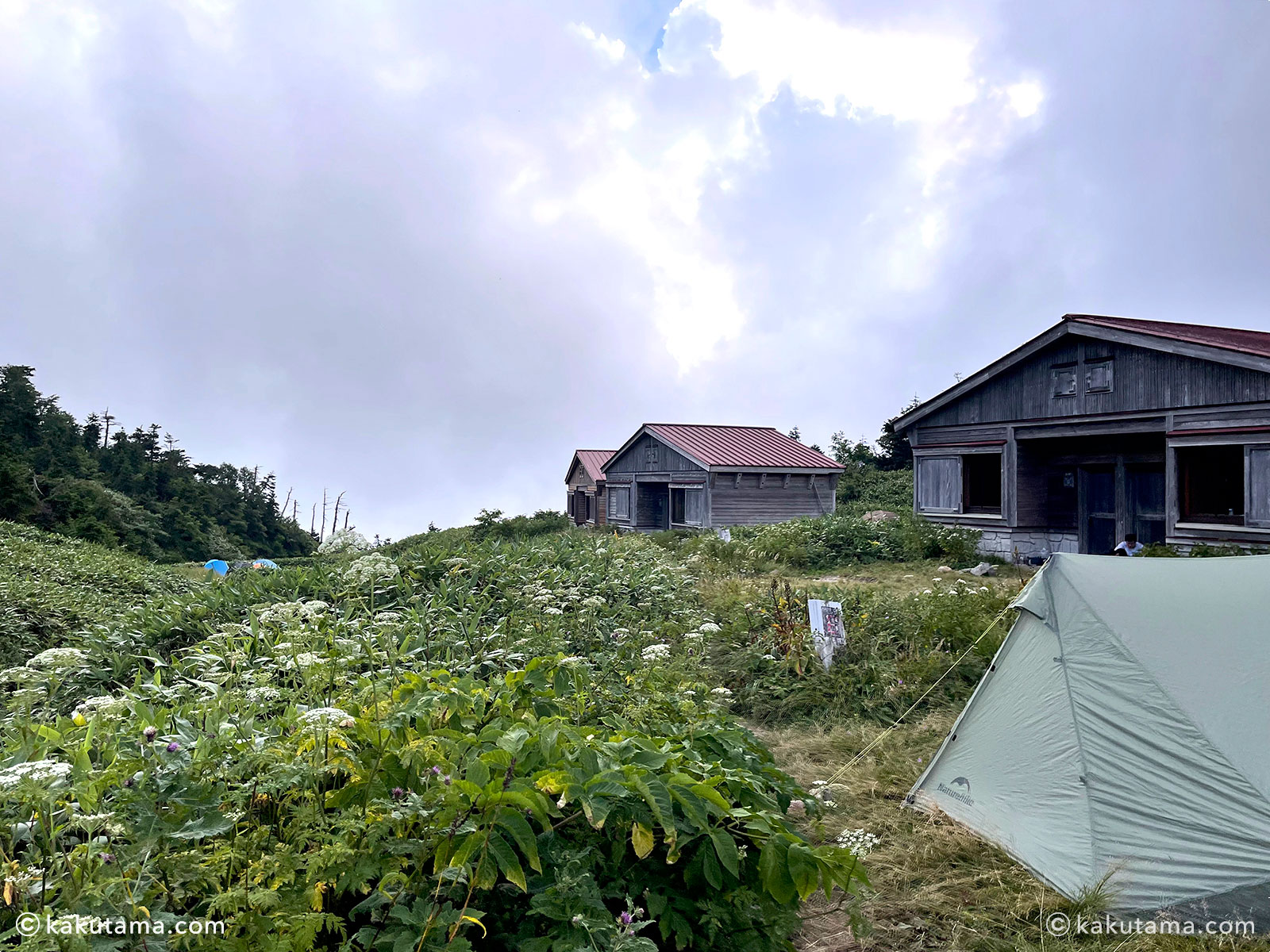白山国立公園・南竜ヶ馬場野営場のケビン