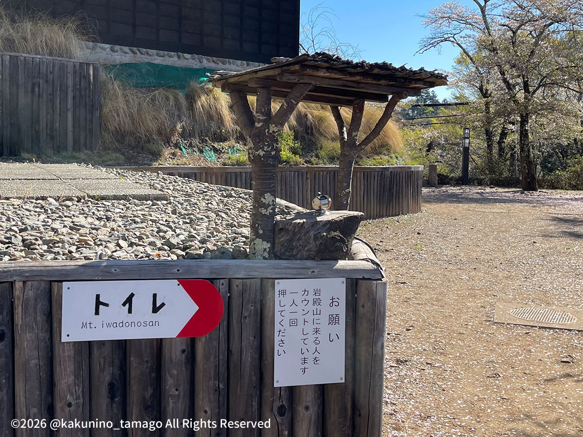 丸山公園の岩殿山カウントの写真